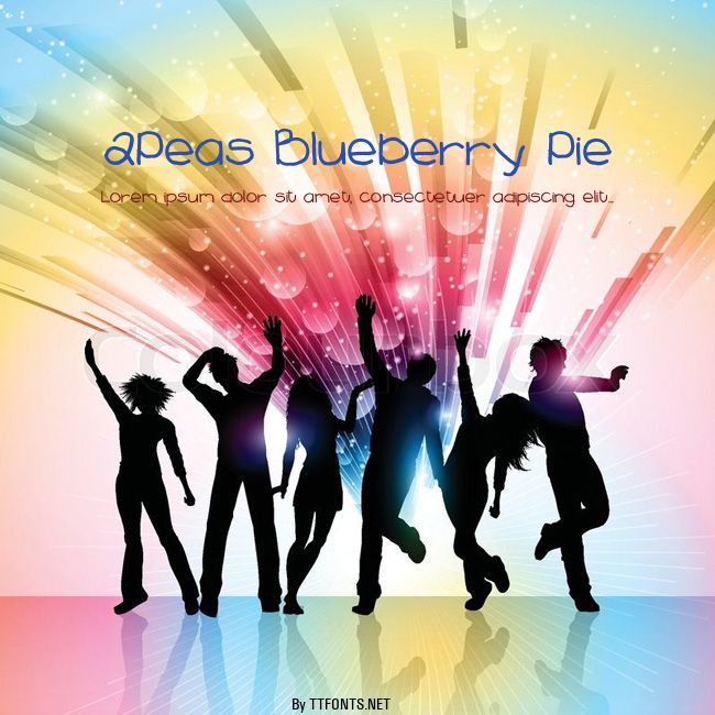 2Peas Blueberry Pie example